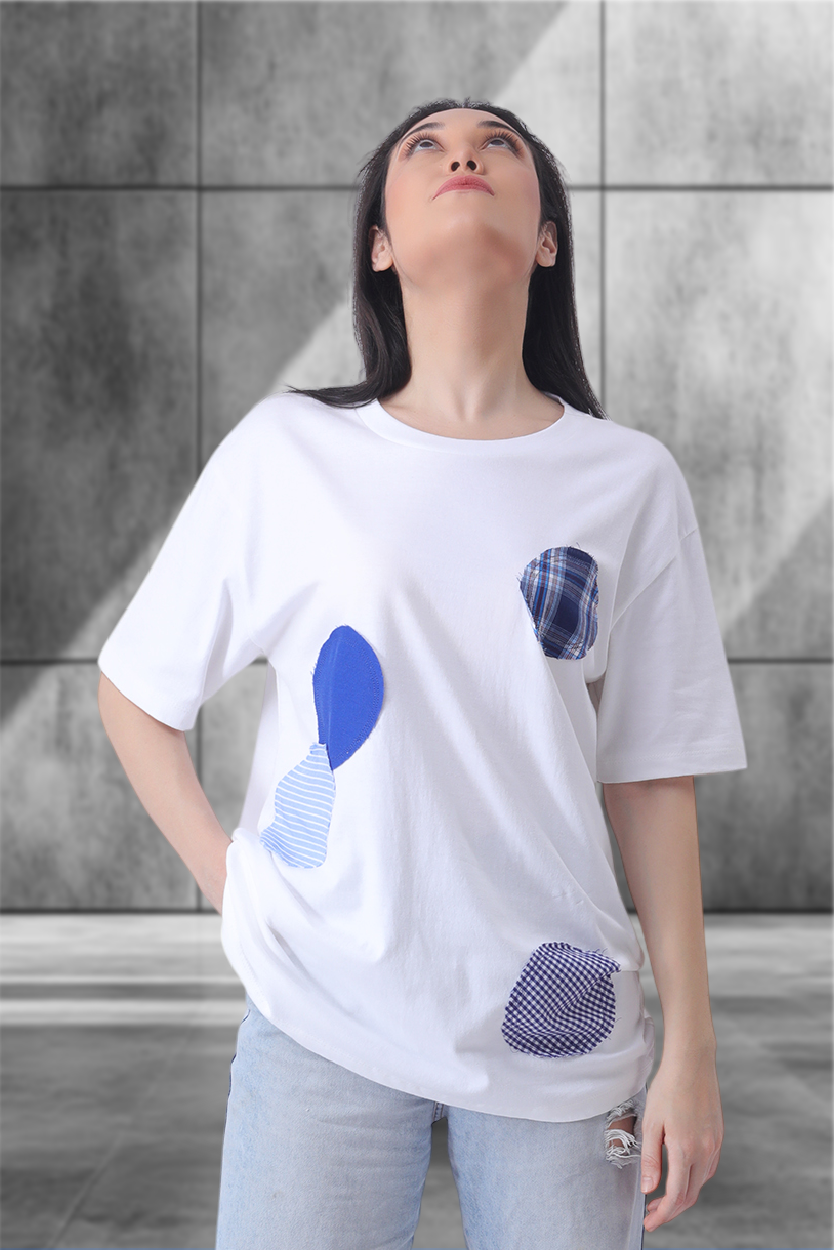 Dot Dot Goose Tee – Unisex White Mischief