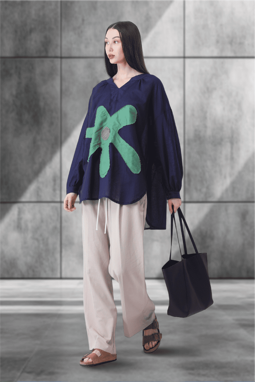 Ink Blot Top – Unisex Abstract Drop