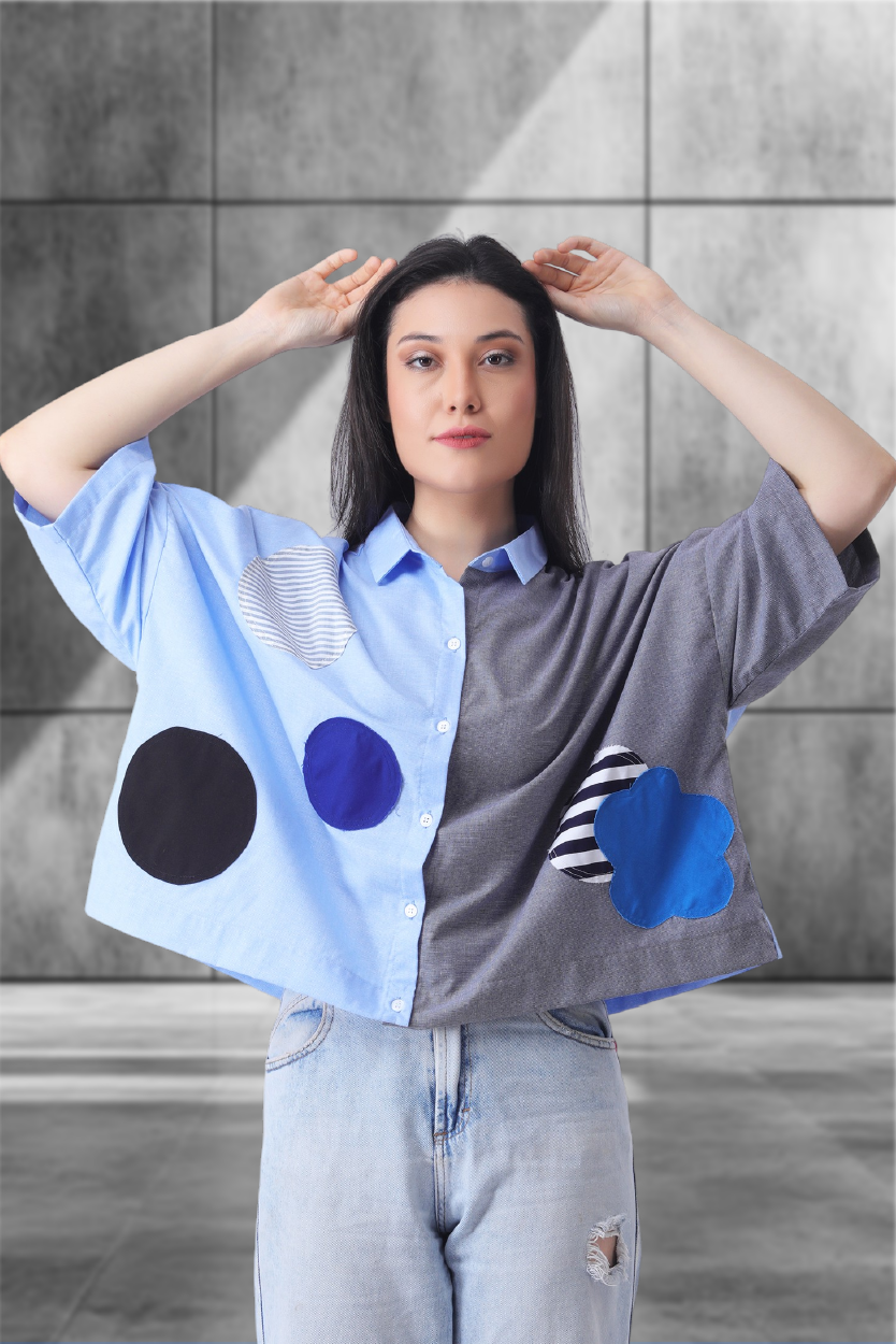 Split Personality Shirt – Unisex Half-and-Half Mayhem