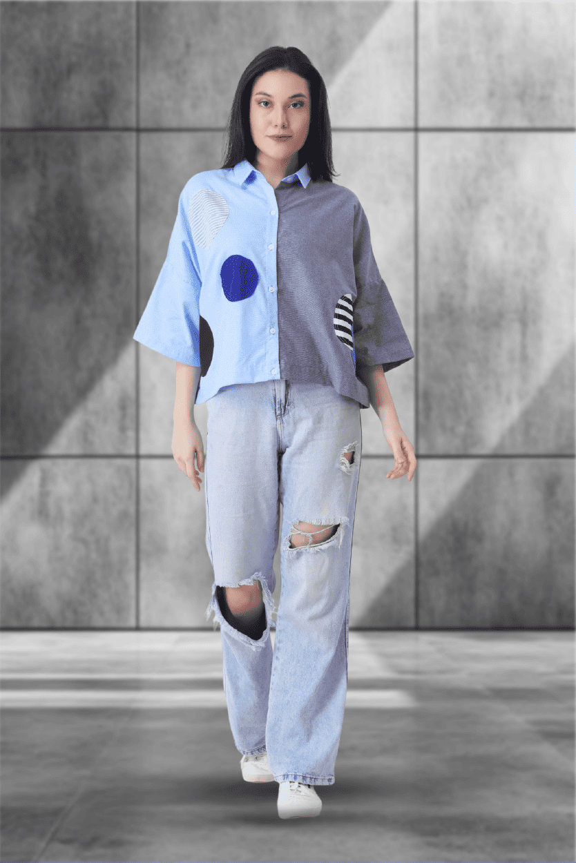 Split Personality Shirt – Unisex Half-and-Half Mayhem