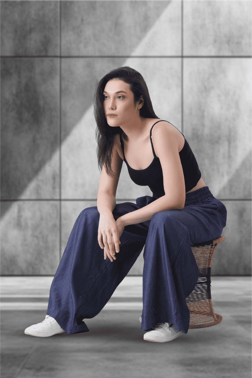 Midnight Chai Pants – Your Striped Power Slouch