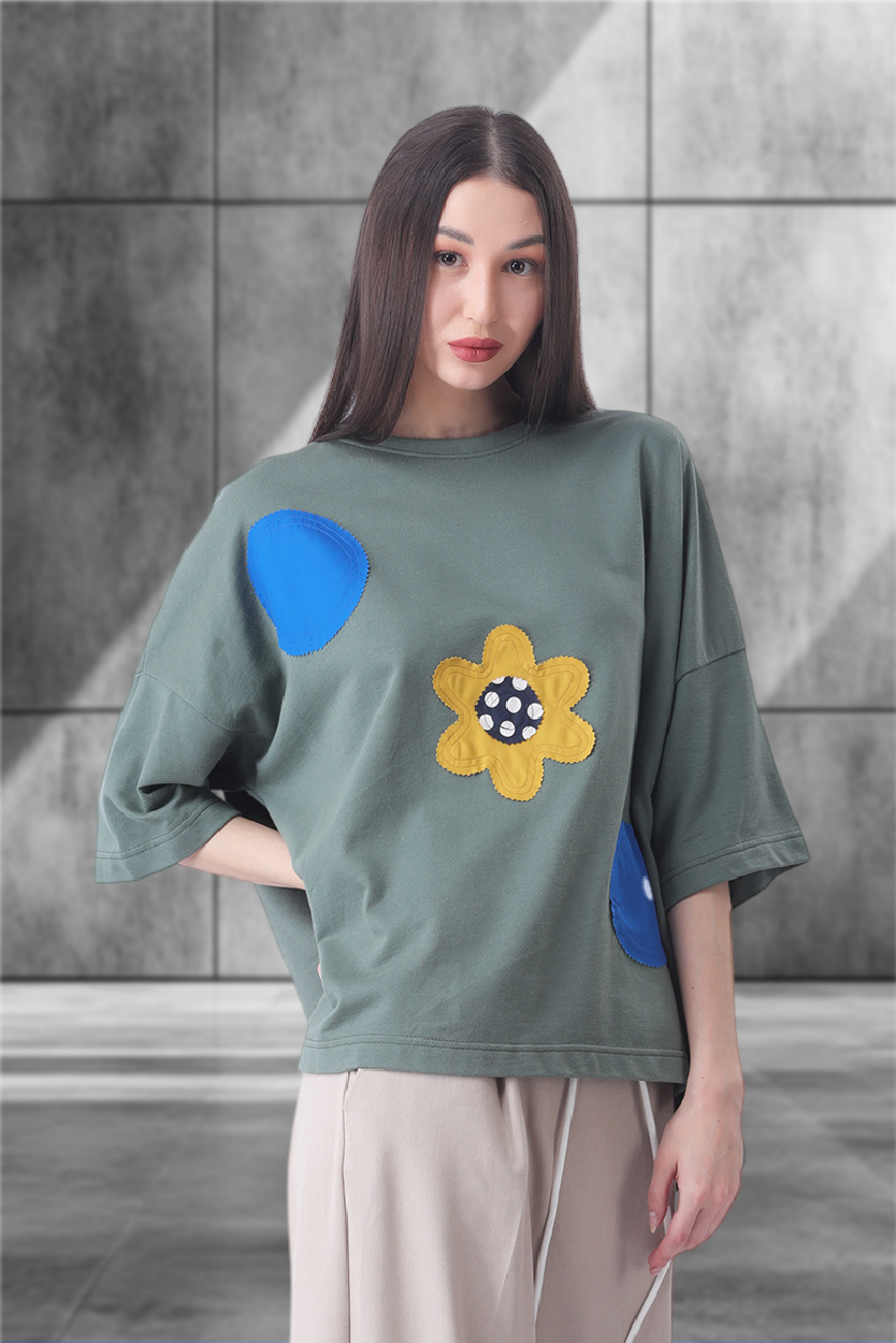 Flower Punk Tee – Unisex Graphic Mischief