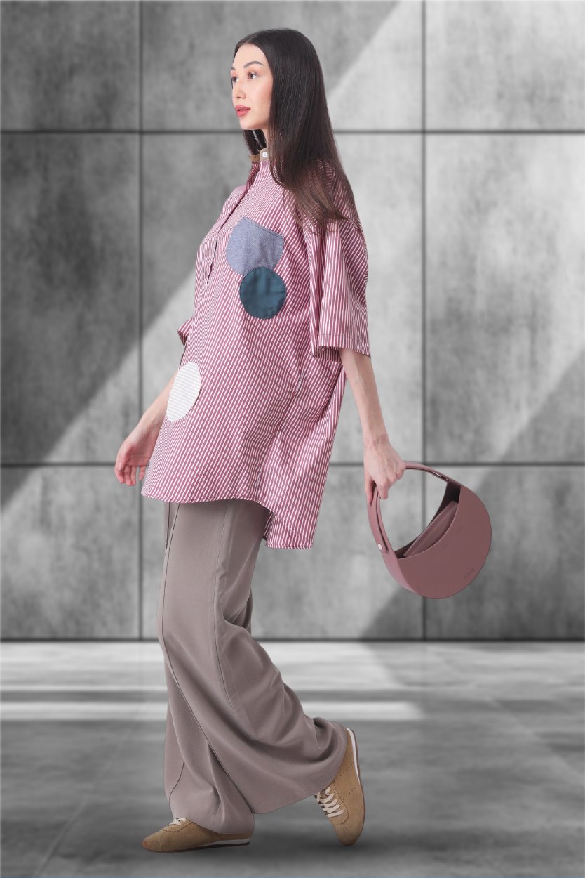 Muted Mayhem Shirt – Unisex Striped Statement