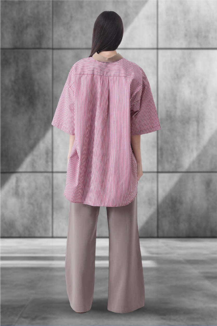 Muted Mayhem Shirt – Unisex Striped Statement