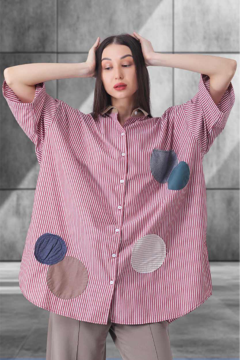 Muted Mayhem Shirt – Unisex Striped Statement