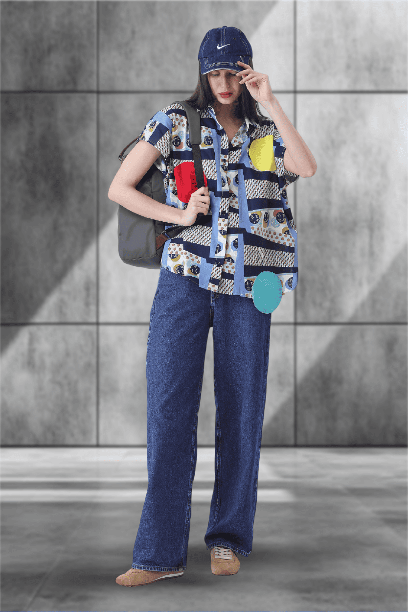 Retro Pop Statement Shirt – Unisex Bold Print