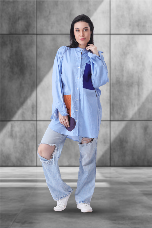Blue Bluer Bluest Shirt – Uniform for the Beautifully Unruly