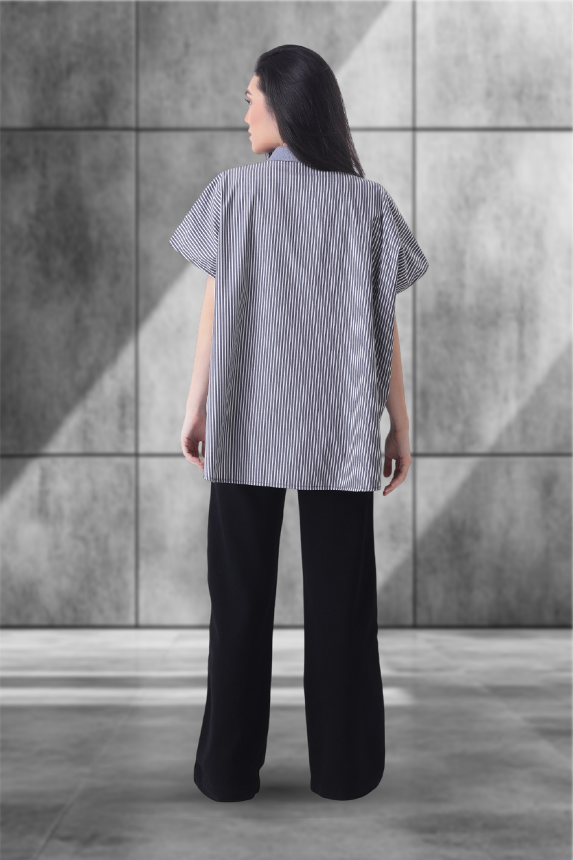 Red-Moon-Night Shirt – Mayhem in Monochrome