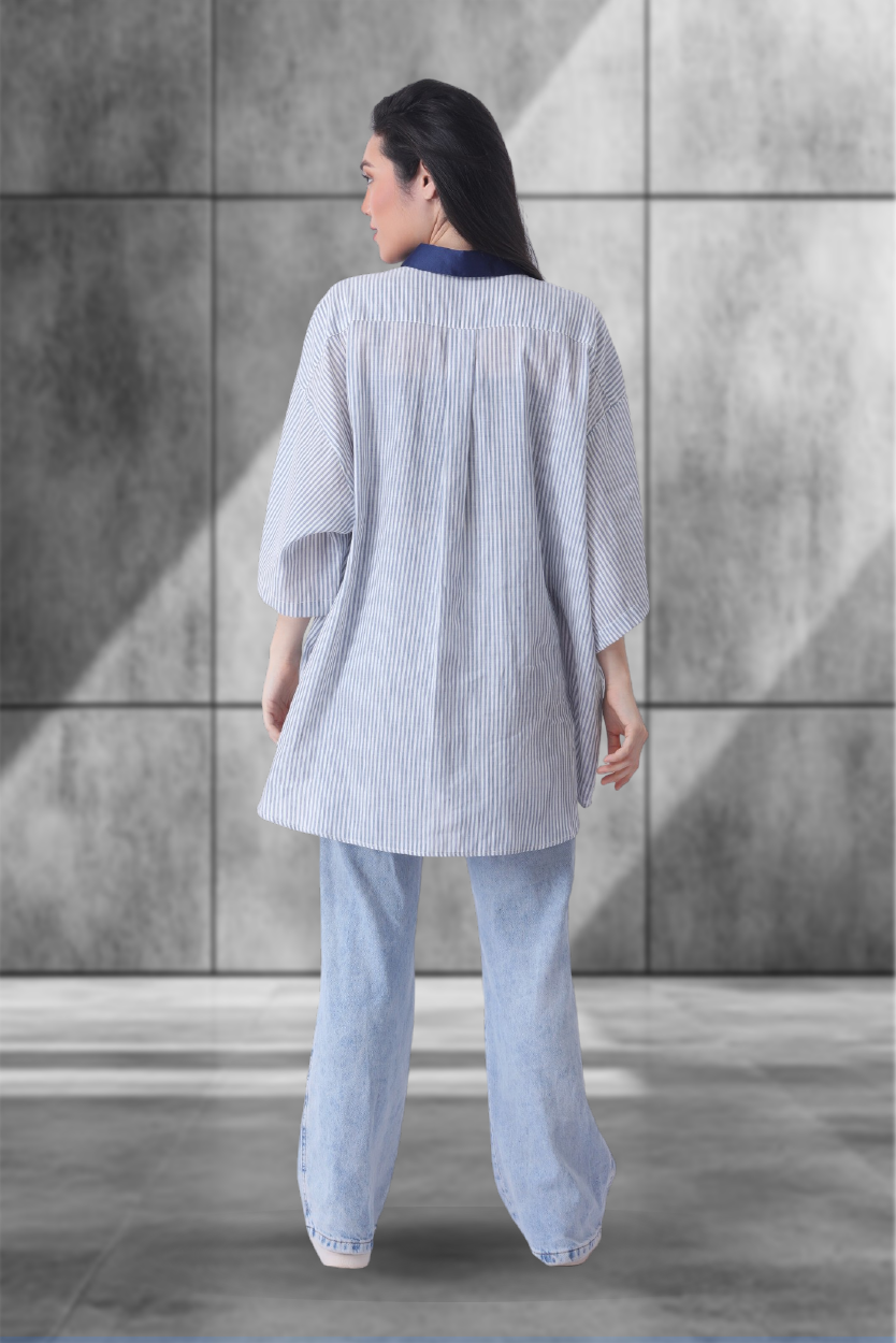 Pop Patch Oversized Street Shirt