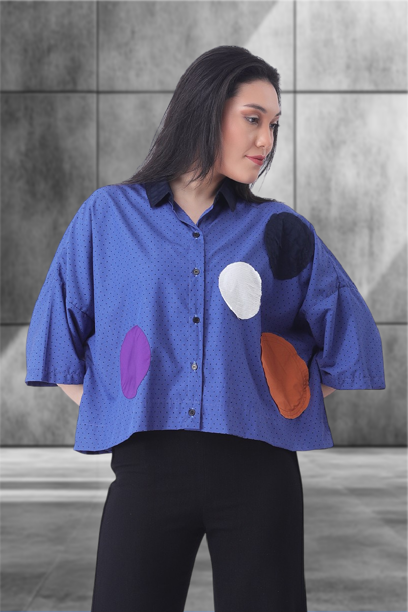 Polka Riot Shirt – Cropped Unisex Power Pop