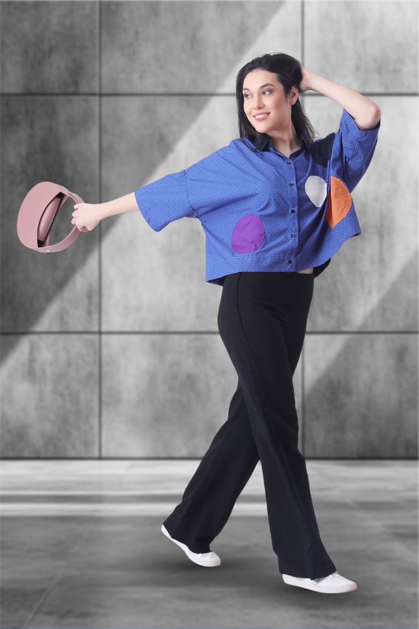 Polka Riot Shirt – Cropped Unisex Power Pop